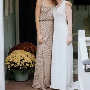 BHLDN Eclipse Dress size 4 pink/rose